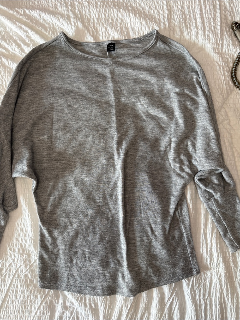 SHEIN Light Grey Crewneck Women's Sweater